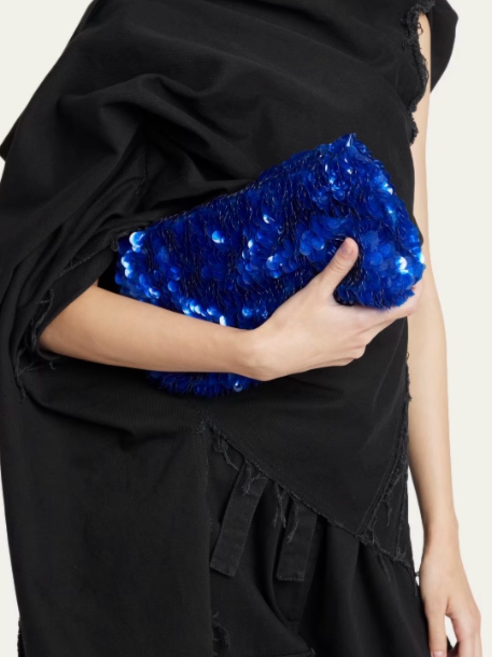 GORGEOUS DRIES VAN NOTEN SEQUINED CLUTCH BAG
